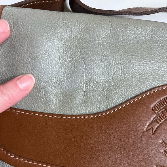 ICONIC Vintage Ghurka Original No 37 The Spectator Bag - grey and brown leather - Picture 15 of 16